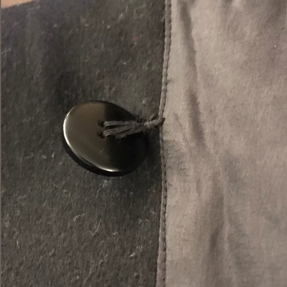 Black Hooded Pea Coat Women’s Small - Picture 8 of 8